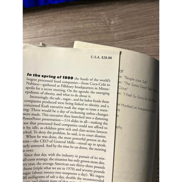 Salt Sugar Fat Hardcover Book - Picture 4 of 4